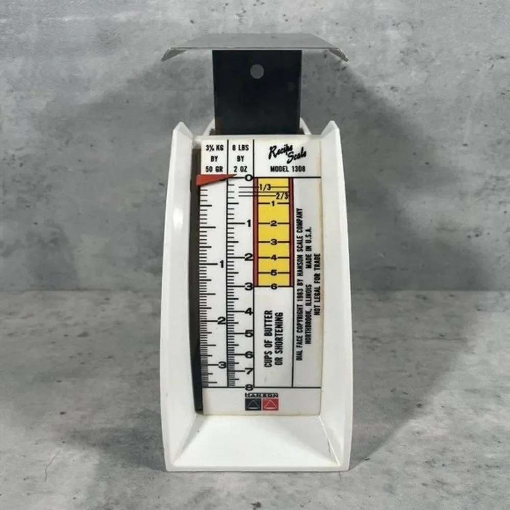 Vintage 1963 Hanson‎ Recipe Scale Model 1308 with 8 lbs / 3.5 kilo Capacity